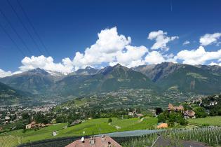 un panorama unico su Merano